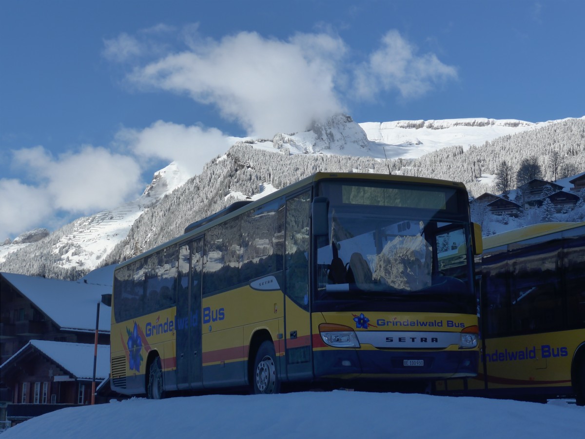 (167'472) - AVG Grindelwald - Nr. 21/BE 100'930 - Setra am 23. November 2015 in Grindelwald, Garage