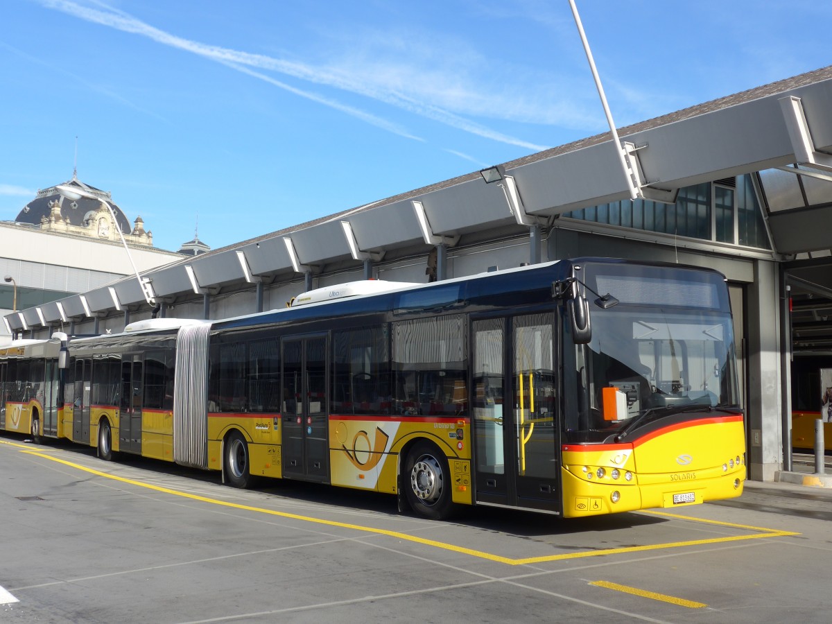 (167'764) - PostAuto Bern - Nr. 682/BE 813'682 - Solaris am 13. Dezember 2015 in Bern, Postautostation