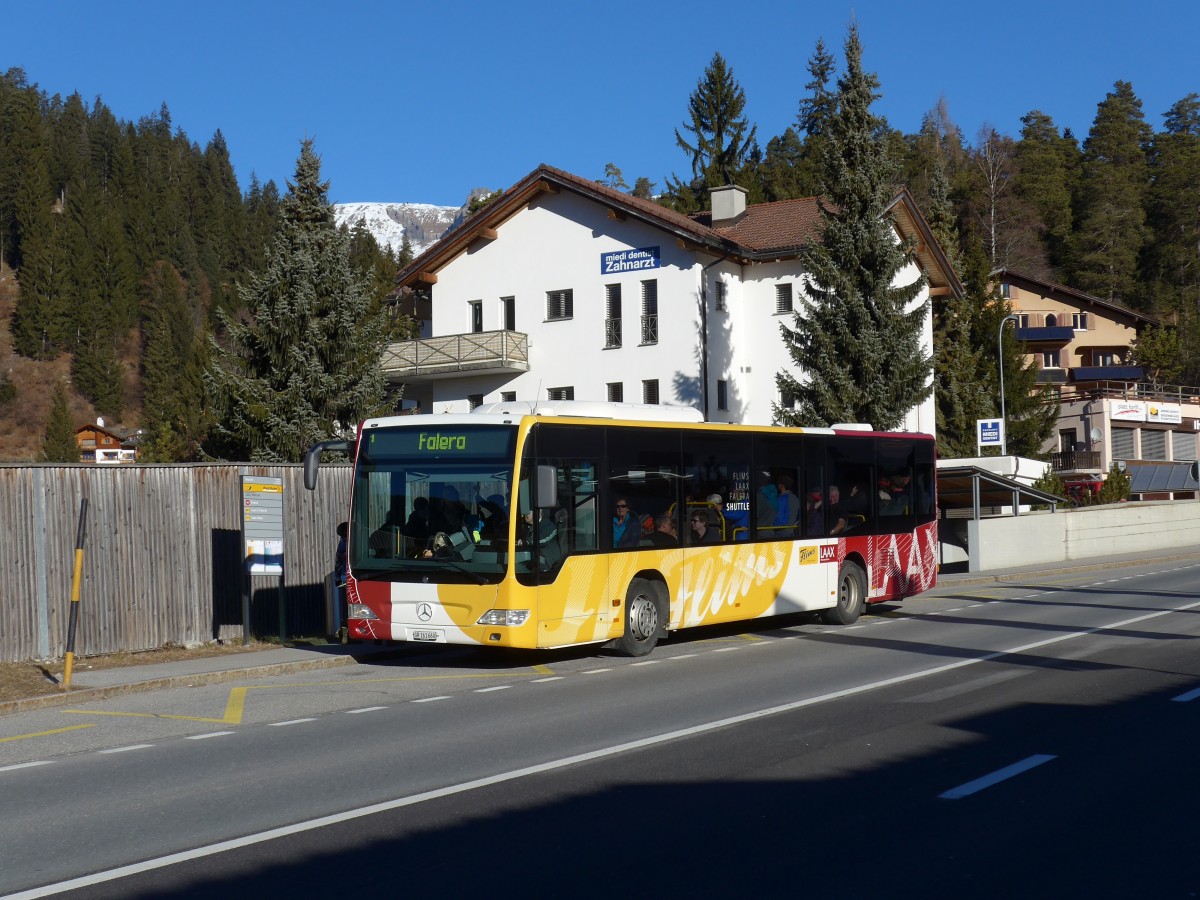 (167'982) - Stuppan, Flims - GR 161'660 - Mercedes am 26. Dezember 2015 in Laax, Marcau