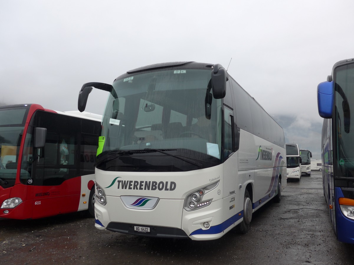 (168'325) - Twerenbold, Baden - Nr. 41/AG 6422 - VDL am 9. Januar 2016 in Frutigen, Flugplatz