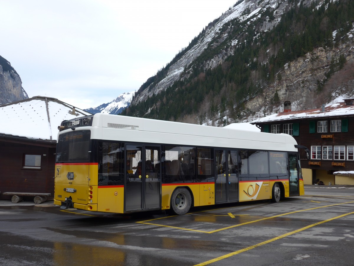 (168'553) - PostAuto Bern - BE 475'161 - Hess am 24. Januar 2016 in Stechelberg, Hotel