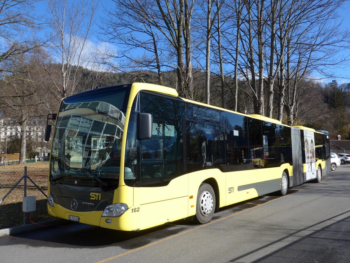 (168'597) - STI Thun - Nr. 162/BE 752'162 - Mercedes am 5. Februar 2016 bei der Schifflndte Thun