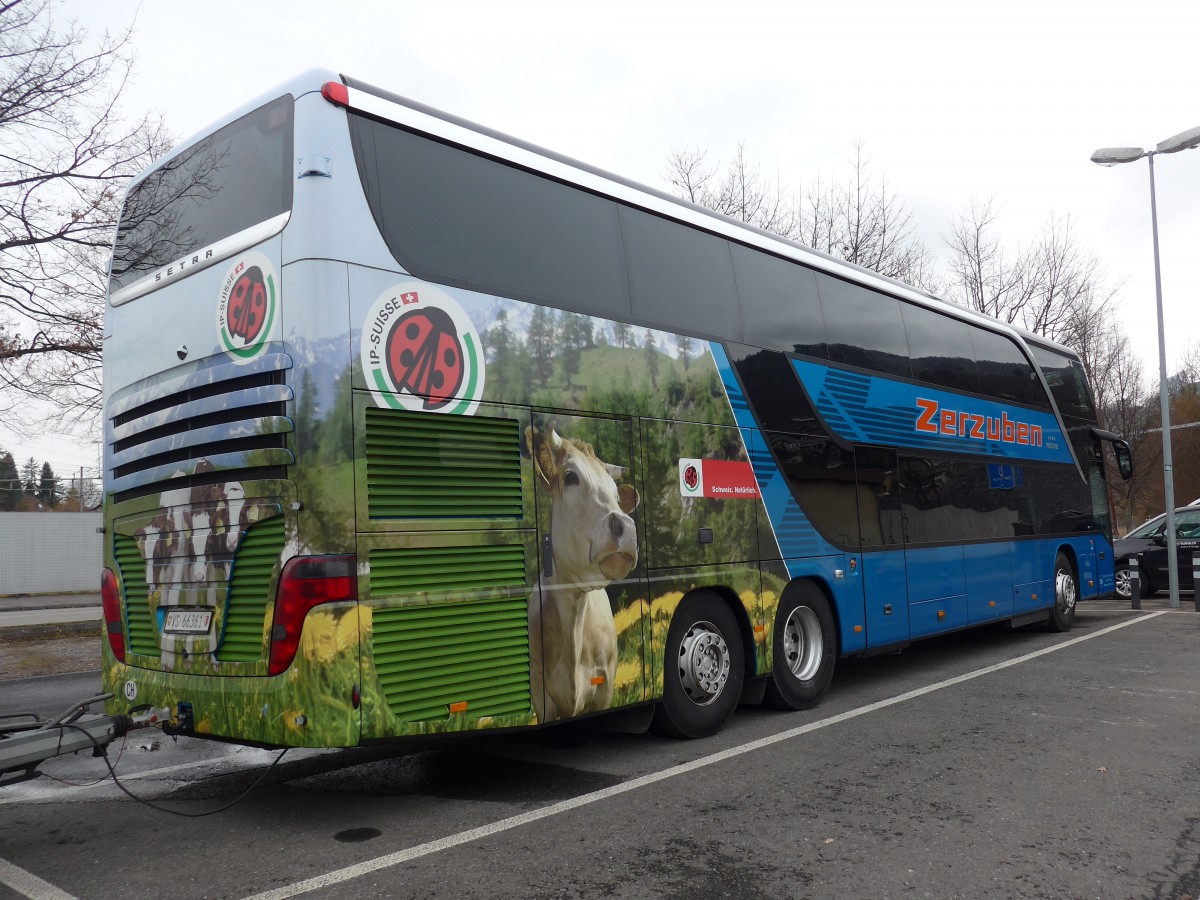 (168'719) - Zerzuben, Visp-Eyholz - Nr. 15/VS 66'361 - Setra am 12. Februar 2016 in Thun, Seestrasse