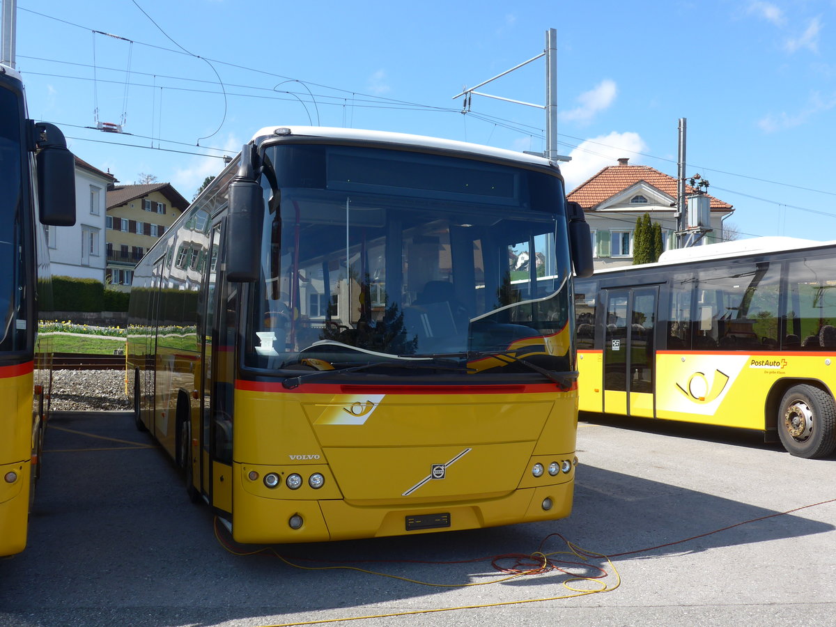 (169'914) - PostAuto Ostschweiz - (AR 14'851) - Volvo am 12. April 2016 in Heiden, Garage