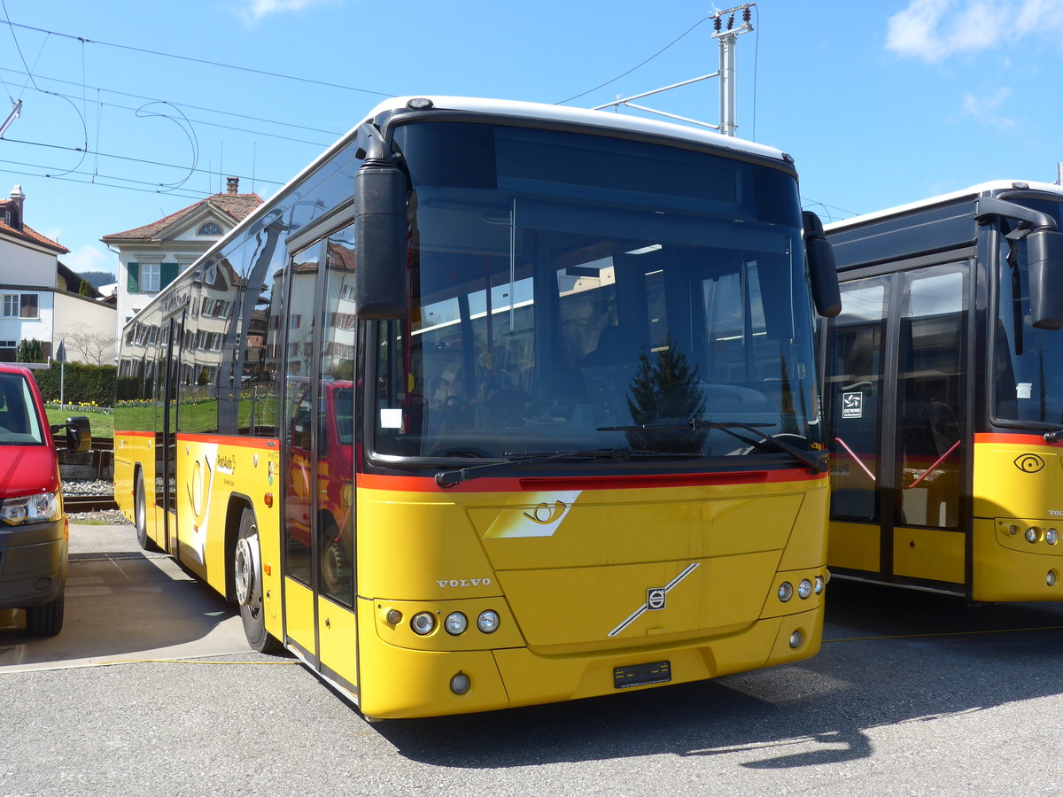 (169'918) - PostAuto Ostschweiz - (AR 14'857) - Volvo (ex Nef, Hemberg) am 12. April 2016 in Heiden, Garage