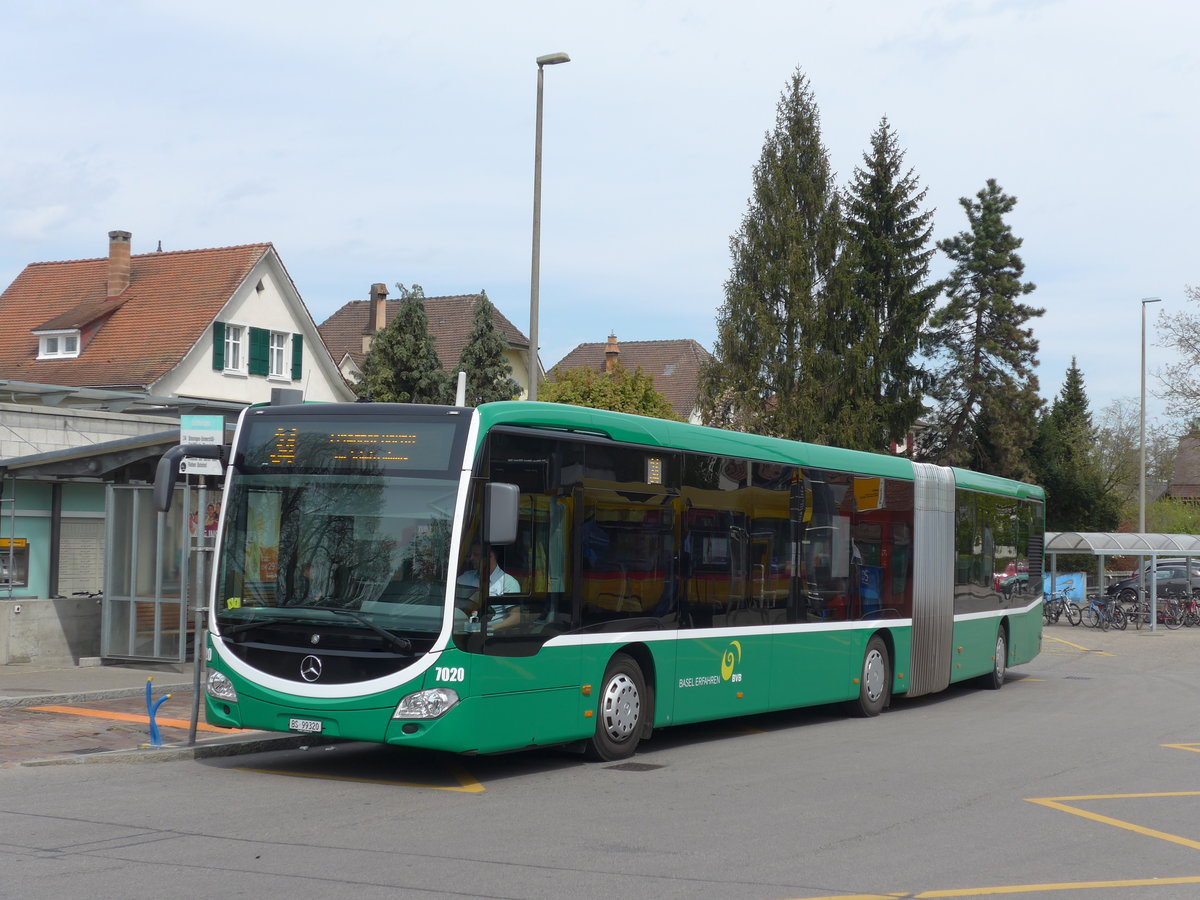 (170'295) - BVB Basel - Nr. 7020/BS 99'320 - Mercedes am 30. April 2016 in Bottmingen, Schloss