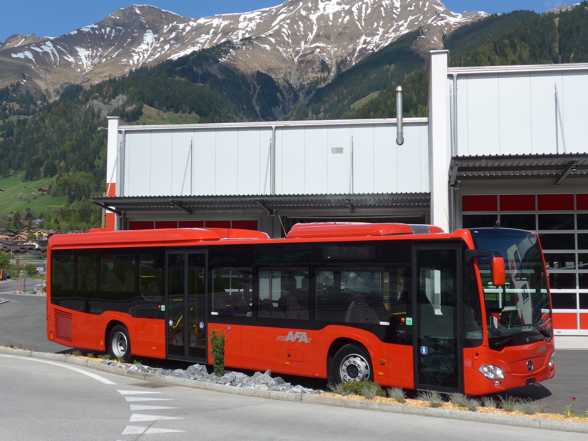 (170'414) - AFA Adelboden - Nr. 96 - Mercedes am 10. Mai 2016 in Frutigen, Garage