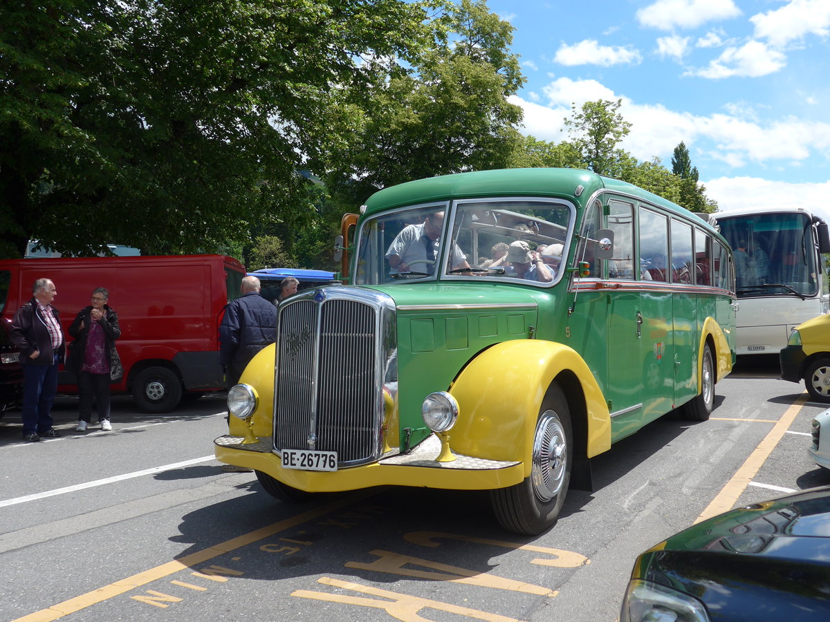 (171'874) - STI Thun - Nr. 15/BE 26'776 - Saurer/Gangloff (ex AvH Heimenschwand Nr. 5) am 15. Juni 2016 in Thun, CarTerminal