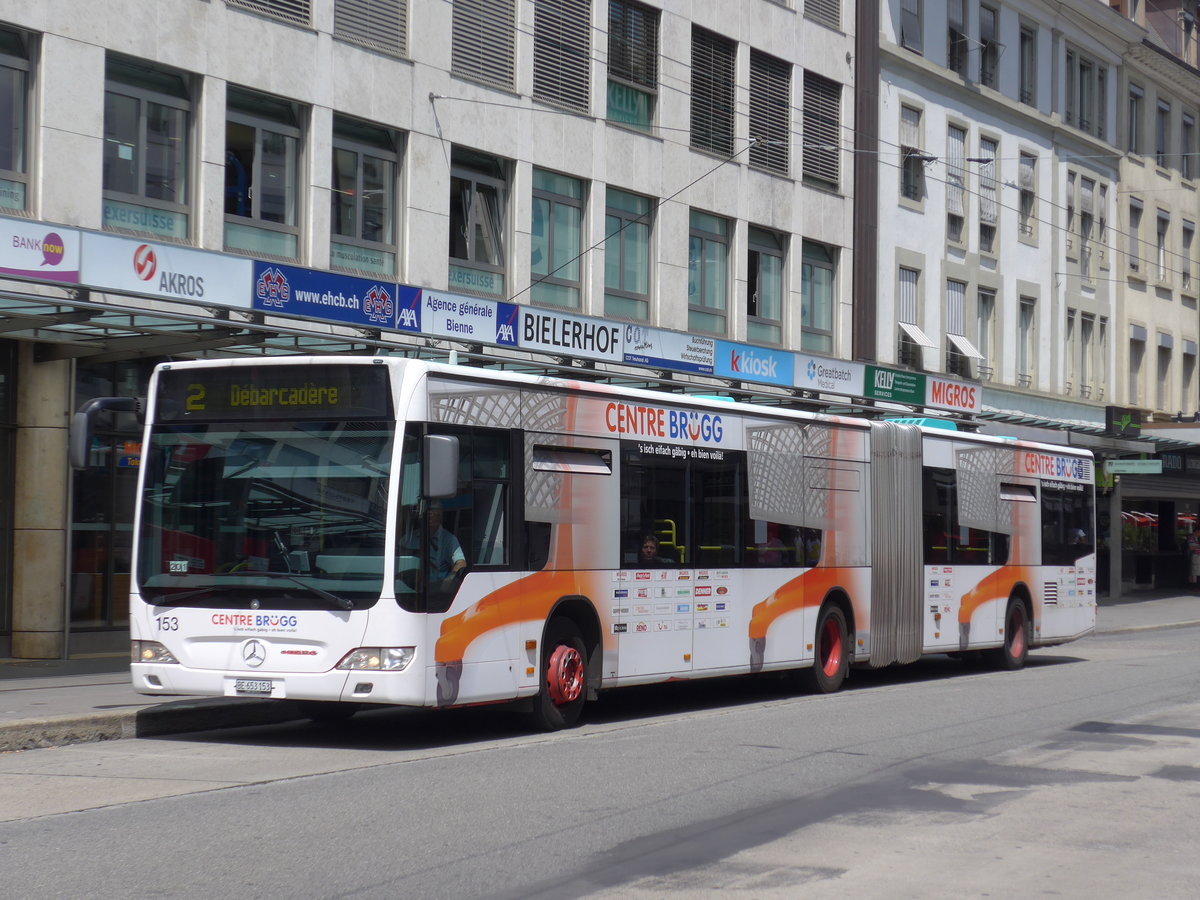 (173'588) - VB Biel - Nr. 153/BE 653'153 - Mercedes am 1. August 2016 in Biel, Guisanplatz