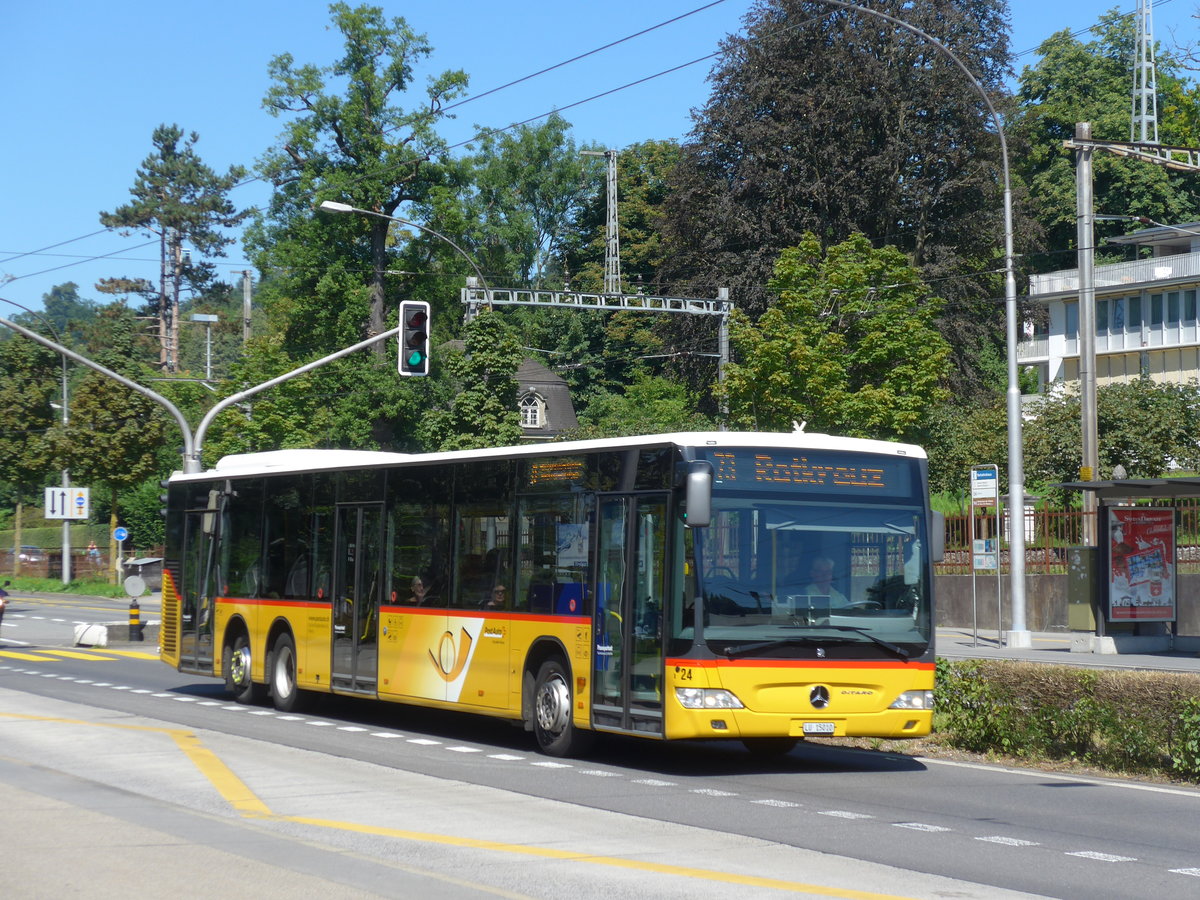 (173'734) - Bucheli, Kriens - Nr. 24/LU 15'010 - Mercedes am 8. August 2016 in Luzern, Verkehrshaus