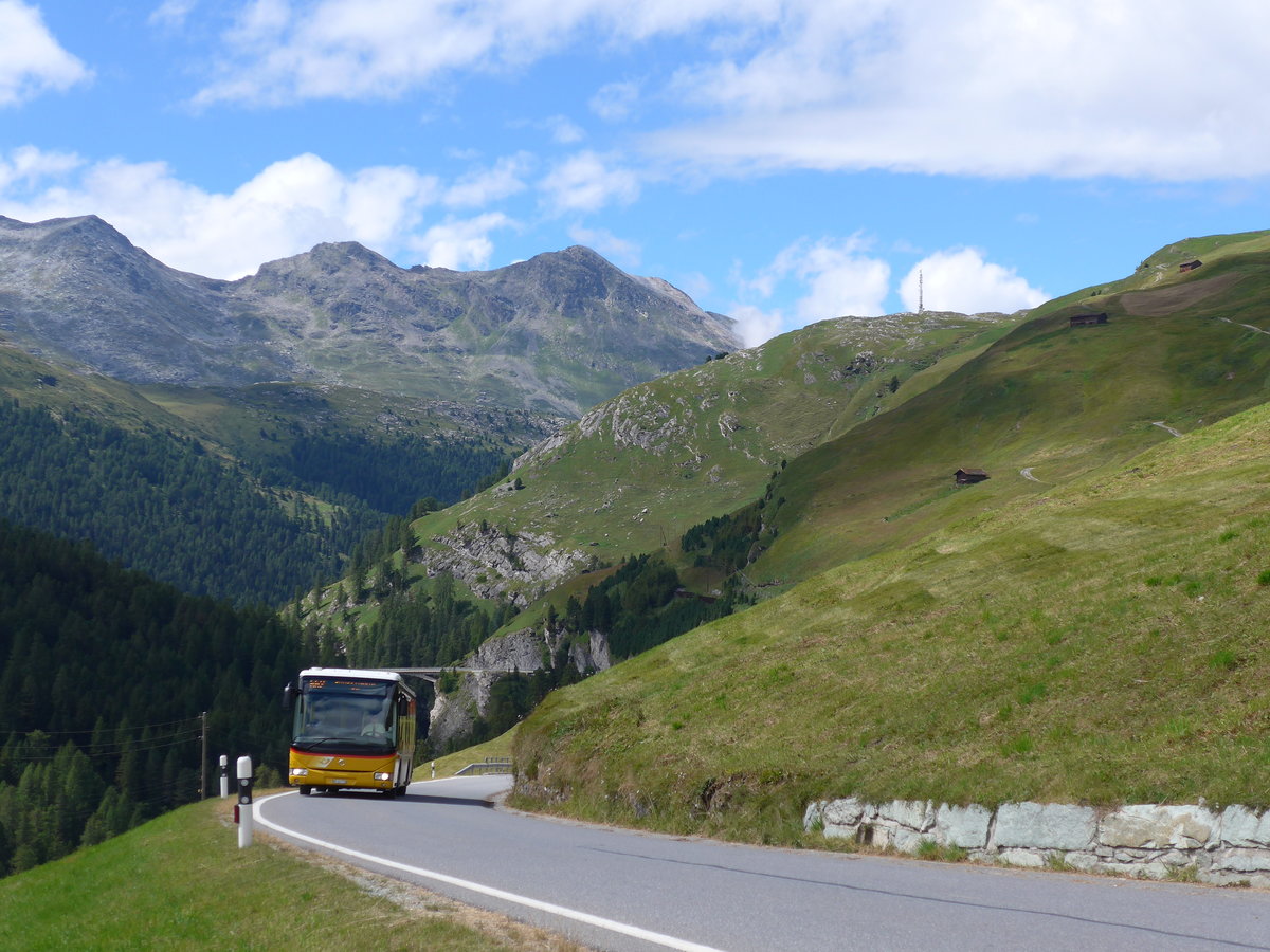 (174'222) - Mark, Andeer - GR 163'715 - Irisbus am 21. August 2016 bei Cresta