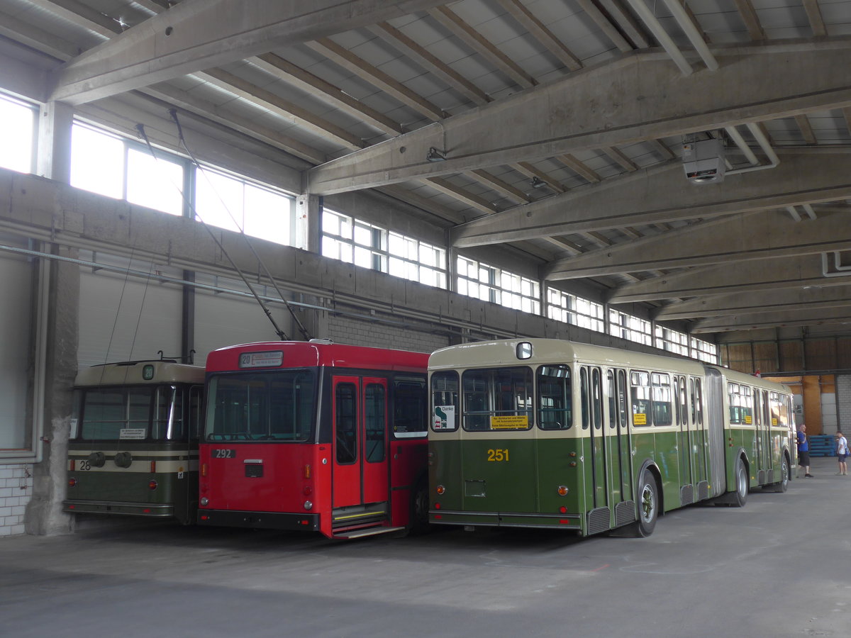 (174'534) - SVB Bern (TVB) - Nr. 251 - FBW/SWS-R&J am 4. September 2016 in Aarberg, Halle TVB