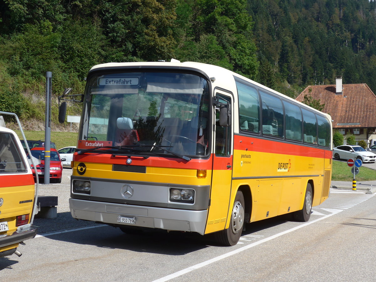 (174'900) - Buzzi, Bern - BE 910'789 - Mercedes (ex Mattli, Wassen) am 11. September 2016 in Trubschachen, Kambly