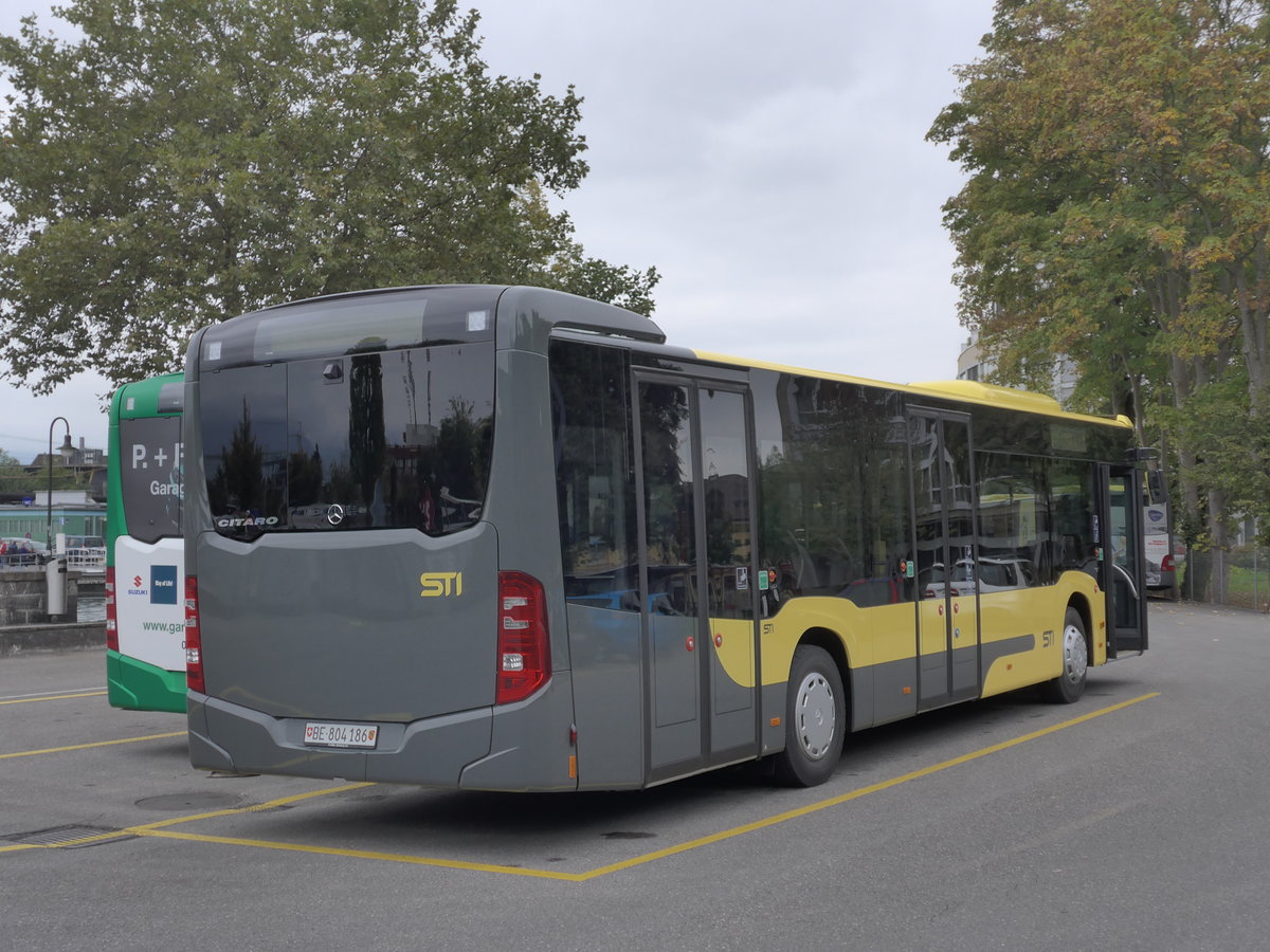 (175'435) - STI Thun - Nr. 186/BE 804'186 - Mercedes am 5. Oktober 2016 bei der Schifflndte Thun