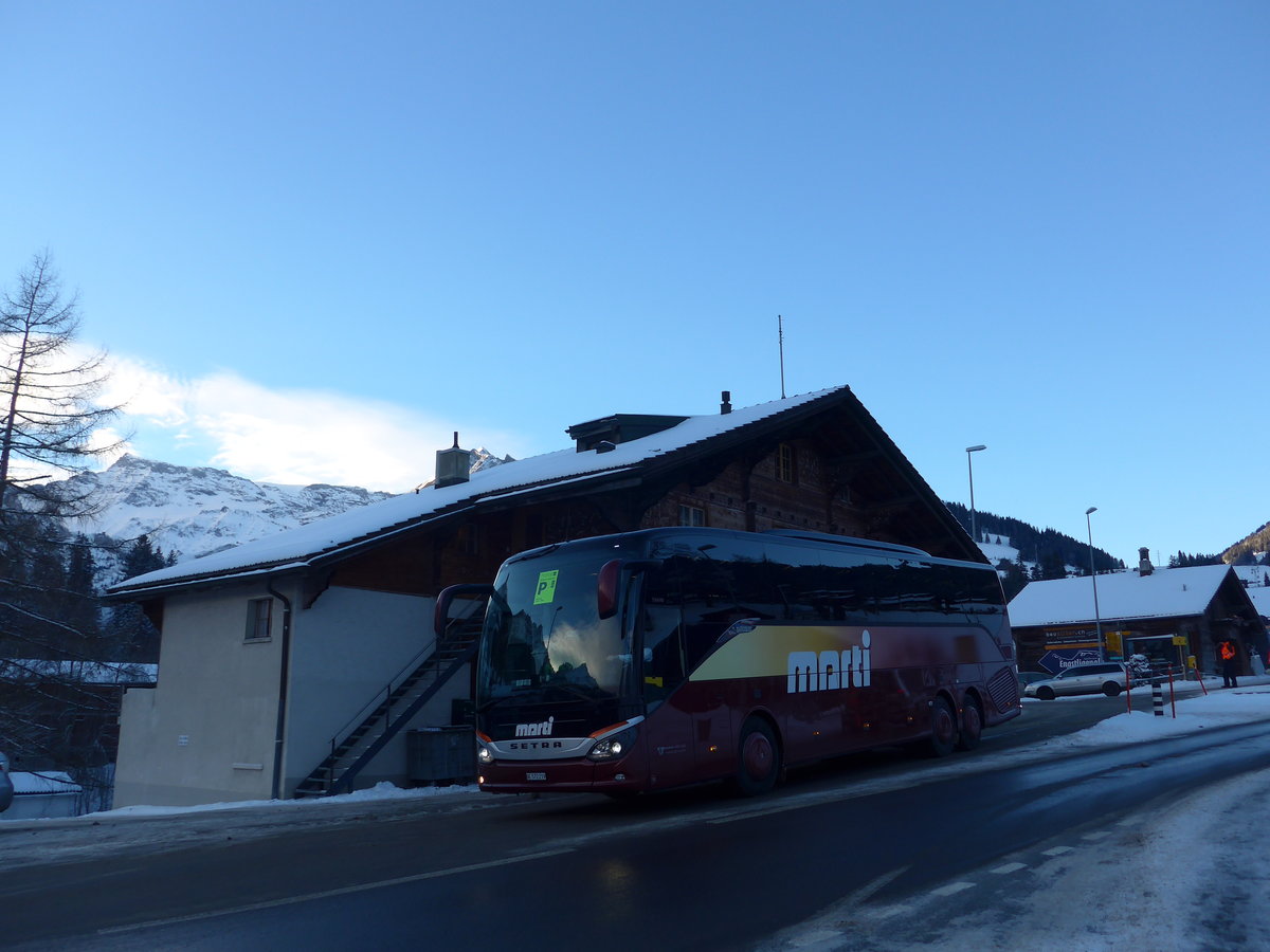 (177'654) - Marti, Kallnach - Nr. 19/BE 572'219 - Setra am 7. Januar 2017 in Adelboden, Oey