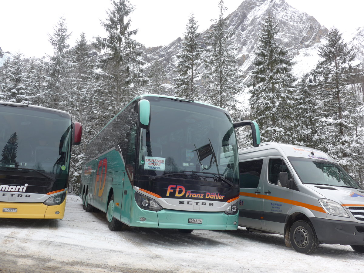 (177'826) - Dhler, Niederuzwil - Nr. 66/SG 268'754 - Setra am 7. Januar 2017 in Adelboden, Unter dem Birg