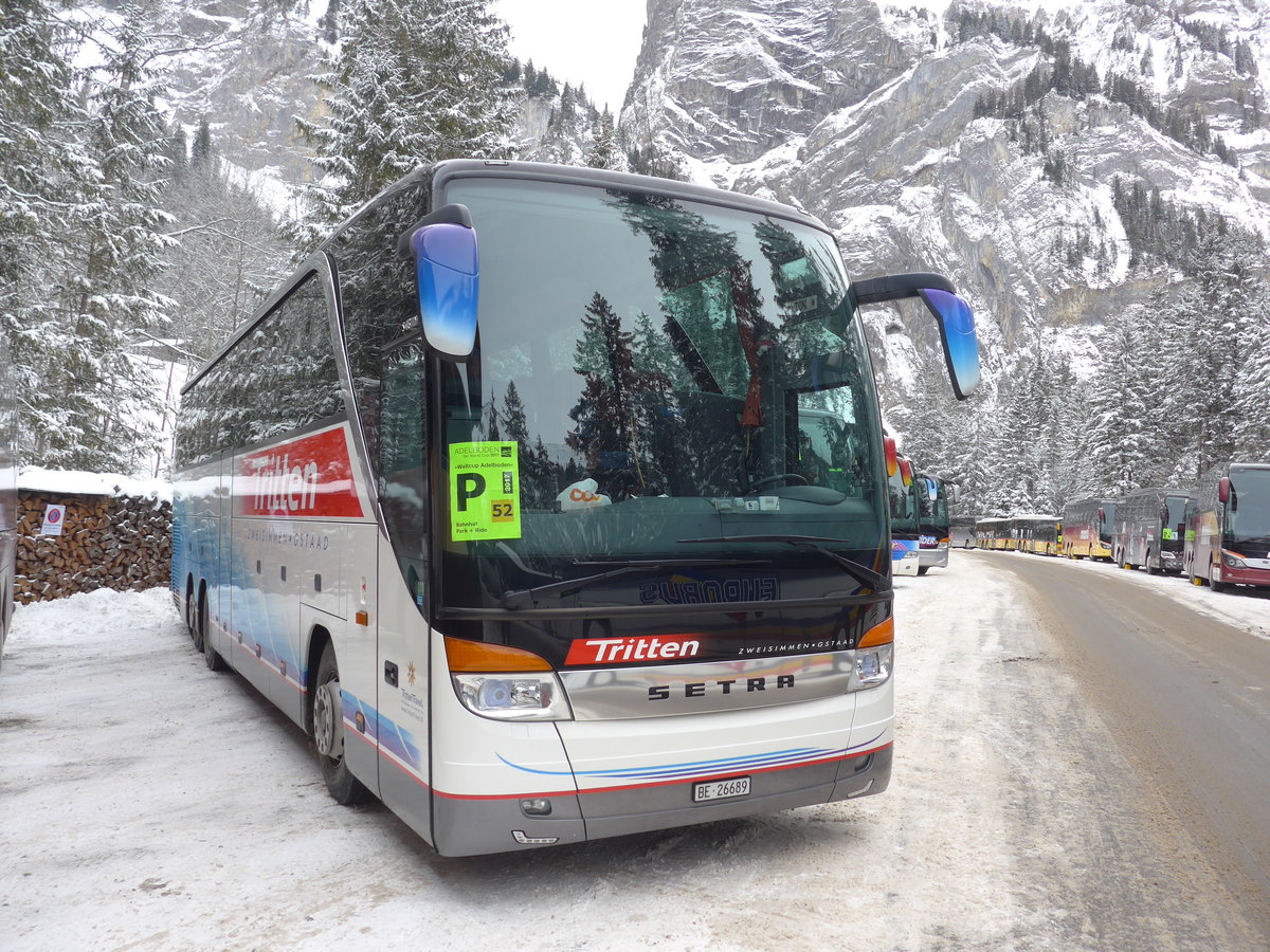 (177'836) - Tritten, Zweisimmen - BE 26'689 - Setra am 7. Januar 2017 in Adelboden, Unter dem Birg