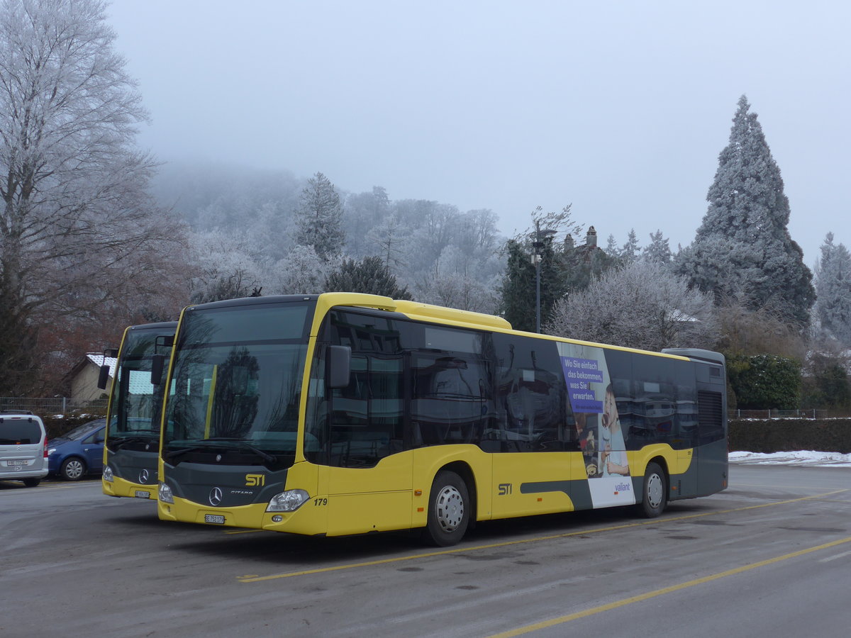 (178'156) - STI Thun - Nr. 179/BE 752'179 - Mercedes am 22. Januar 2017 bei der Schifflndte Thun