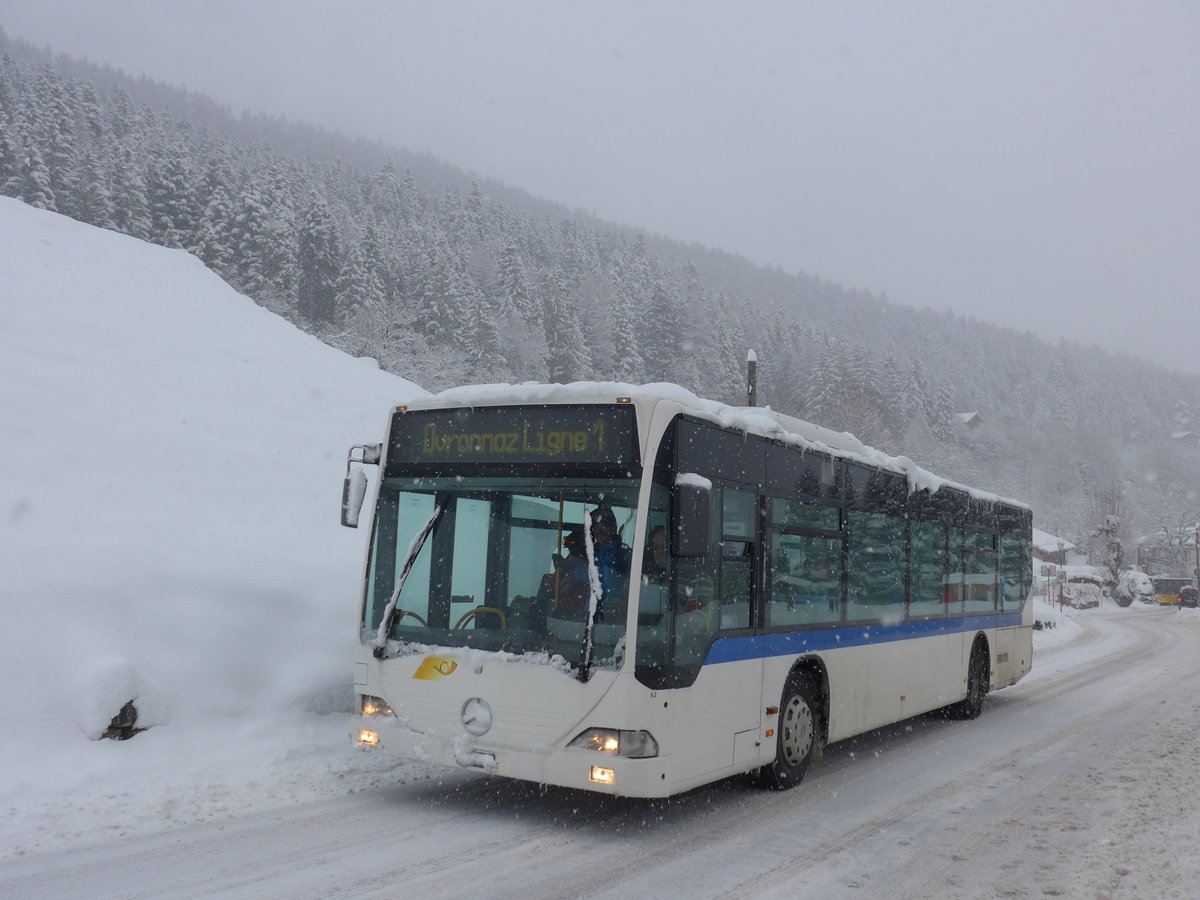 (178'256) - Buchard, Leytron - Nr. 62/VS 214'690 - Mercedes (ex Maag, Kloten Nr. 34) am 5. Februar 2017 in Ovronnaz, Le Bierze