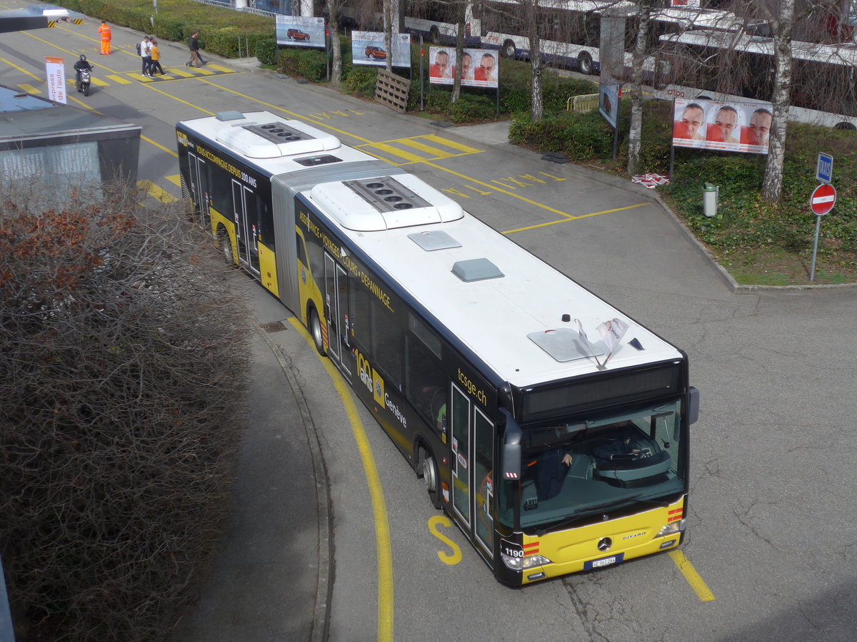 (178'884) - TPG Genve - Nr. 1190/GE 961'264 - Mercedes am 11. Mrz 2017 in Genve, Palexpo