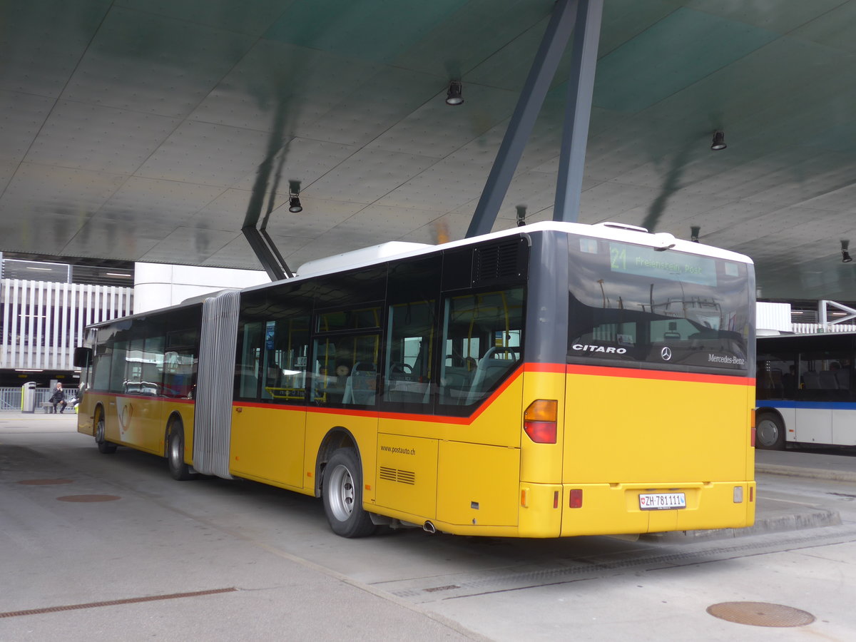 (179'086) - PostAuto Zrich - Nr. 200/ZH 781'111 - Mercedes (ex Moser, Flaach Nr. 200; ex Moser, Flaach Nr. 23) am 20. Mrz 2017 in Zrich, Flughafen