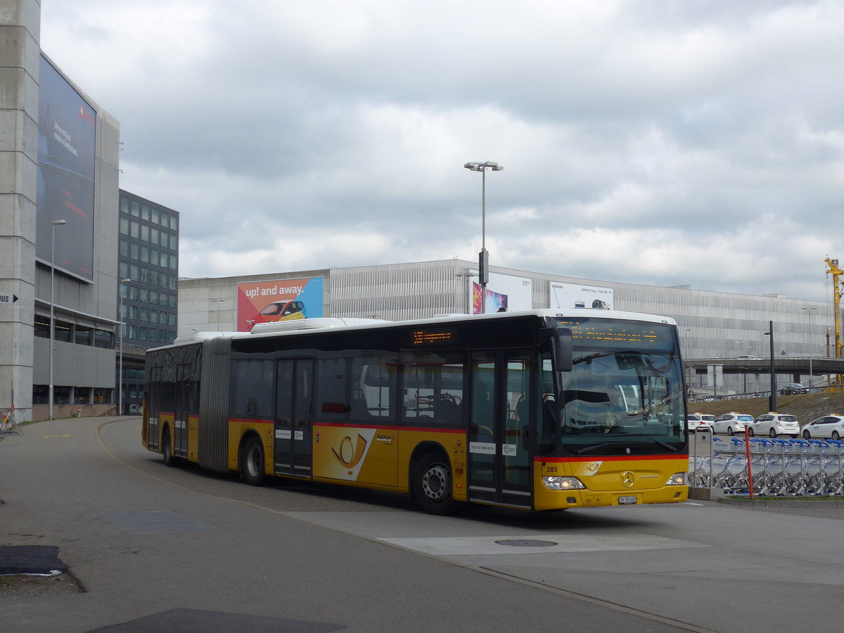 (179'095) - PostAuto Zrich - Nr. 285/ZH 780'688 - Mercedes am 20. Mrz 2017 in Zrich, Flughafen