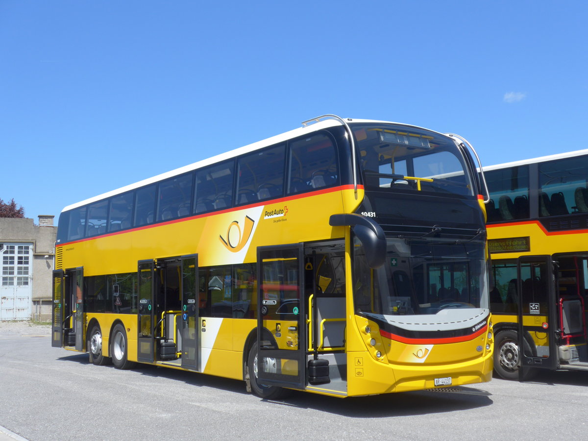 (180'361) - PostAuto Ostschweiz - AR 44'137 - Alexander Dennis am 22. Mai 2017 in Heiden, Garage