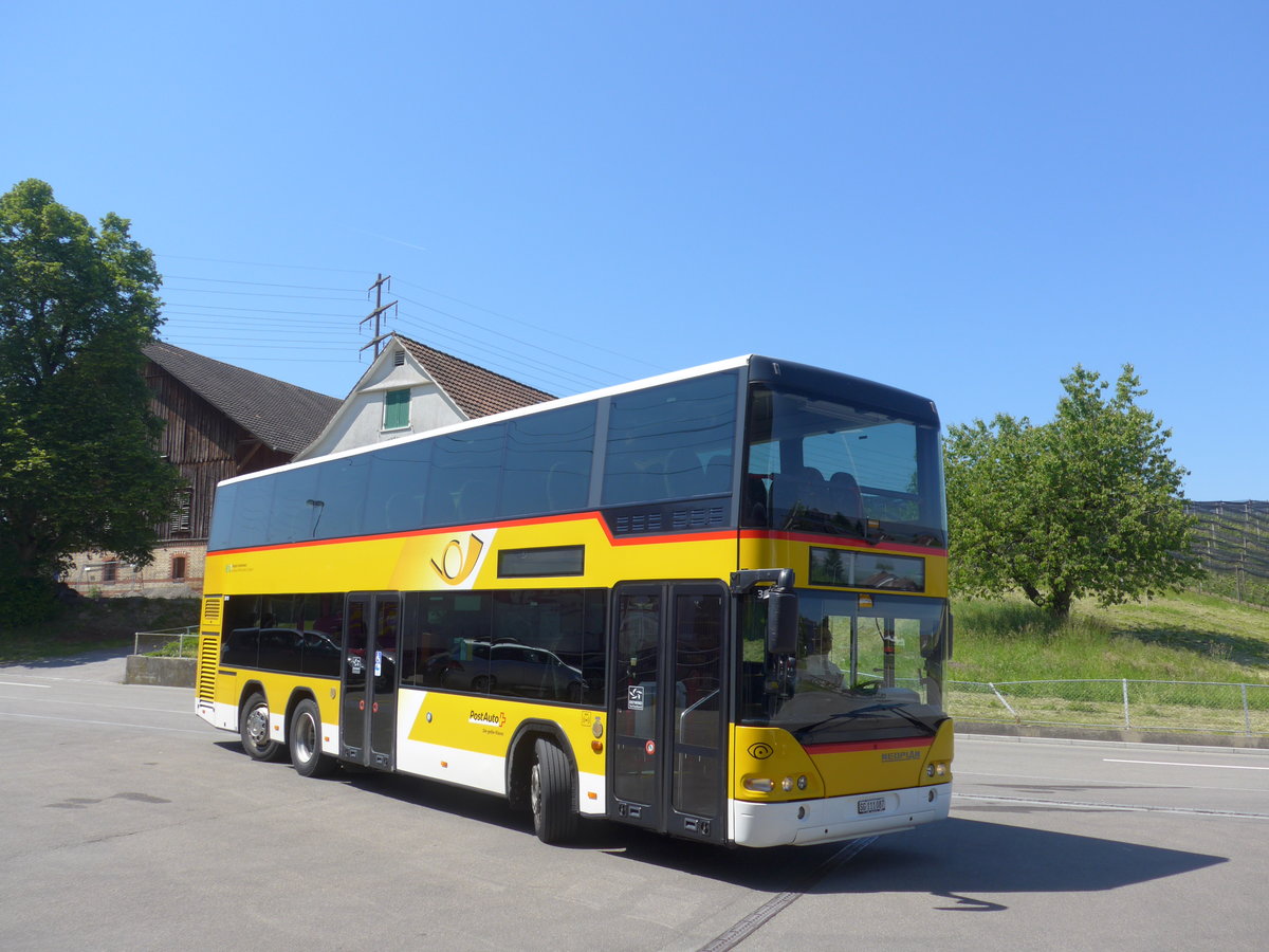 (180'380) - Schwizer, Goldach - SG 111'087 - Neoplan am 22. Mai 2017 in Goldach, Garage