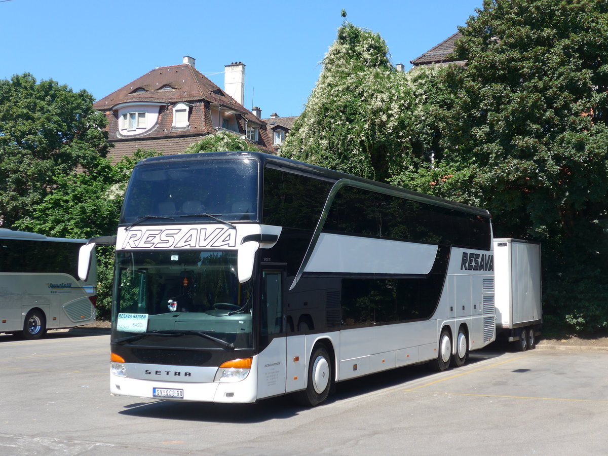 (180'806) - Aus Serbien: Resava, Svilajnac - SV 003-GO - Setra am 27. Mai 2017 in Zrich, Sihlquai