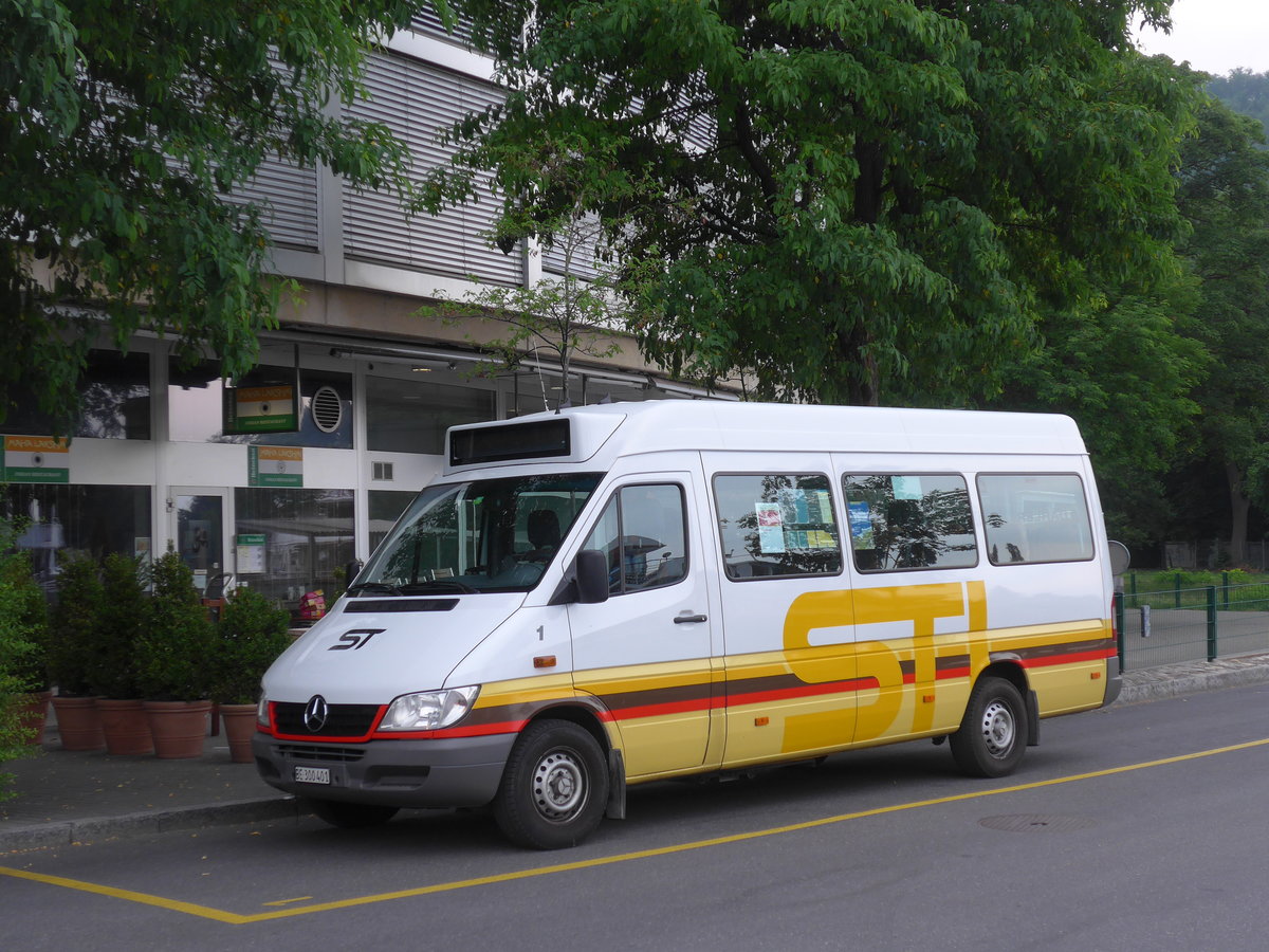 (181'237) - STI Thun - Nr. 1/BE 300'401 - Mercedes am 24. Juni 2017 bei der Schifflndte Thun