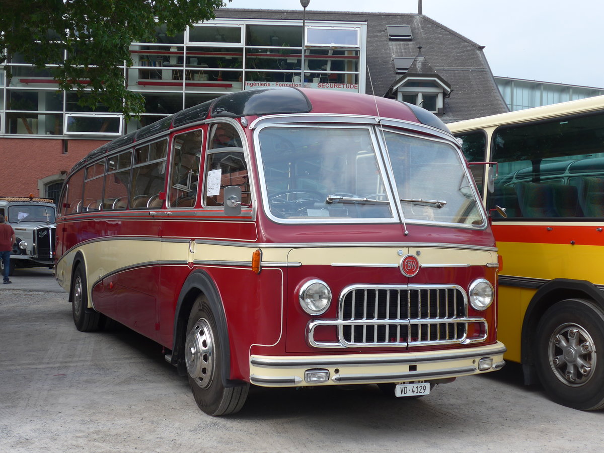 (181'251) - Riviera Carburant Lavage, St-Lgier - VD 4129 - FBW/R&J (ex Siegenthaler, Grnenmatt; ex Heini, Zrich; ex TSG Blumenstein Nr. 1) am 24. Juni 2017 in Aigle, Saurertreffen