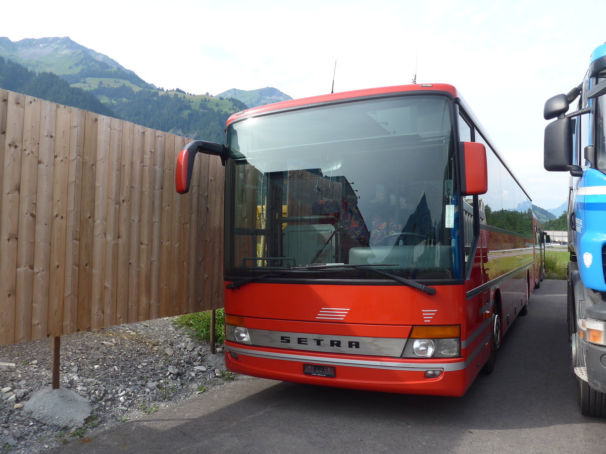 (182'155) - AFA Adelboden - Nr. 22 - Setra (ex Nr. 8) am 22. Juli 2017 in Frutigen, Garage