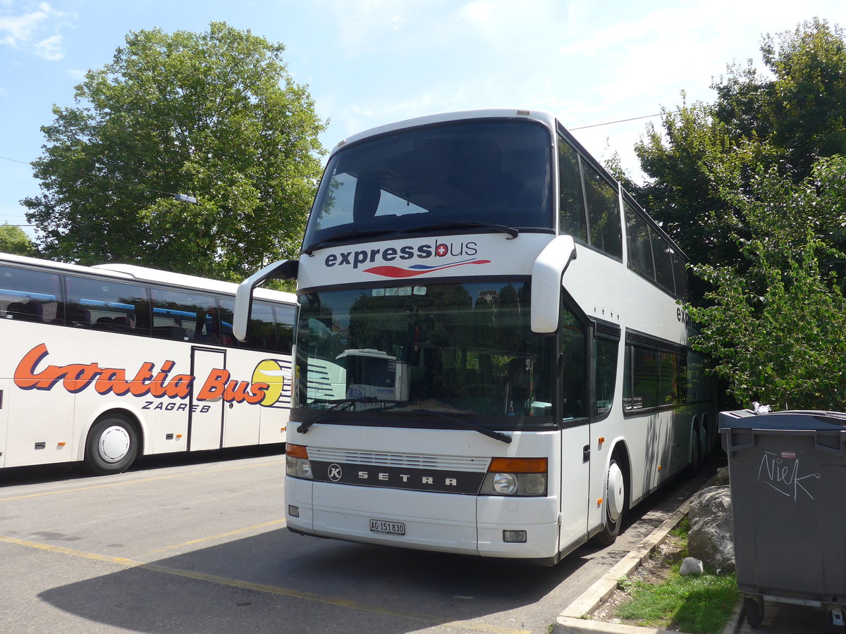 (182'619) - ExpressBus, Rothrist - AG 151'830 - Setra am 3. August 2017 in Zrich, Sihlquai