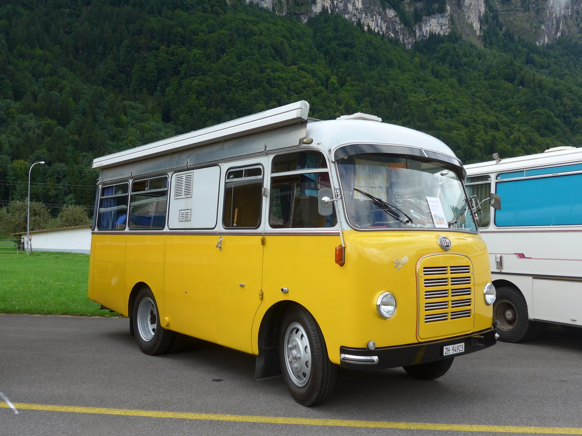 (183'547) - Langenegger S., Wdenswil - ZH 94'923 - Saurer-OM am 19. August 2017 in Unterbach, Rollfeld