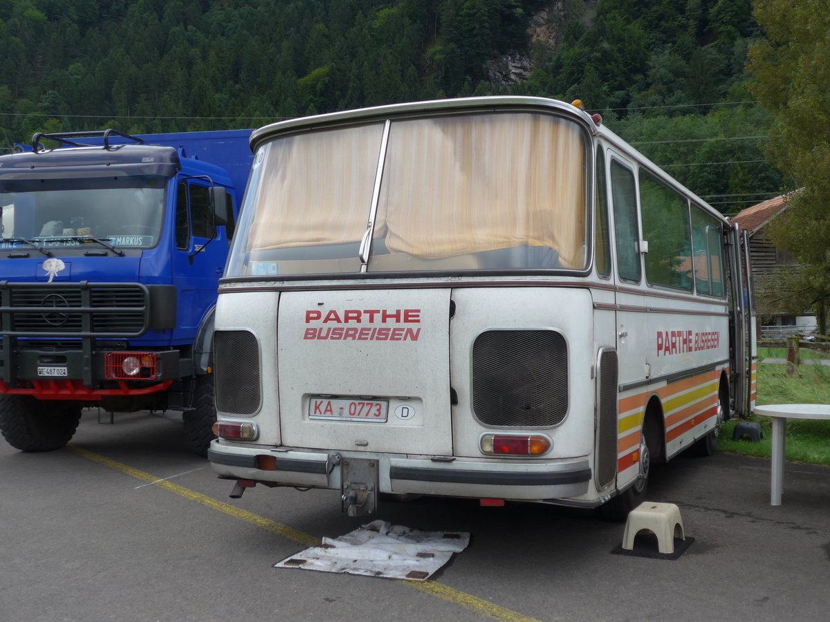 (183'578) - Aus Deutschland: Parthe - KA 0773 - Setra am 19. August 2017 in Unterbach, Rollfeld