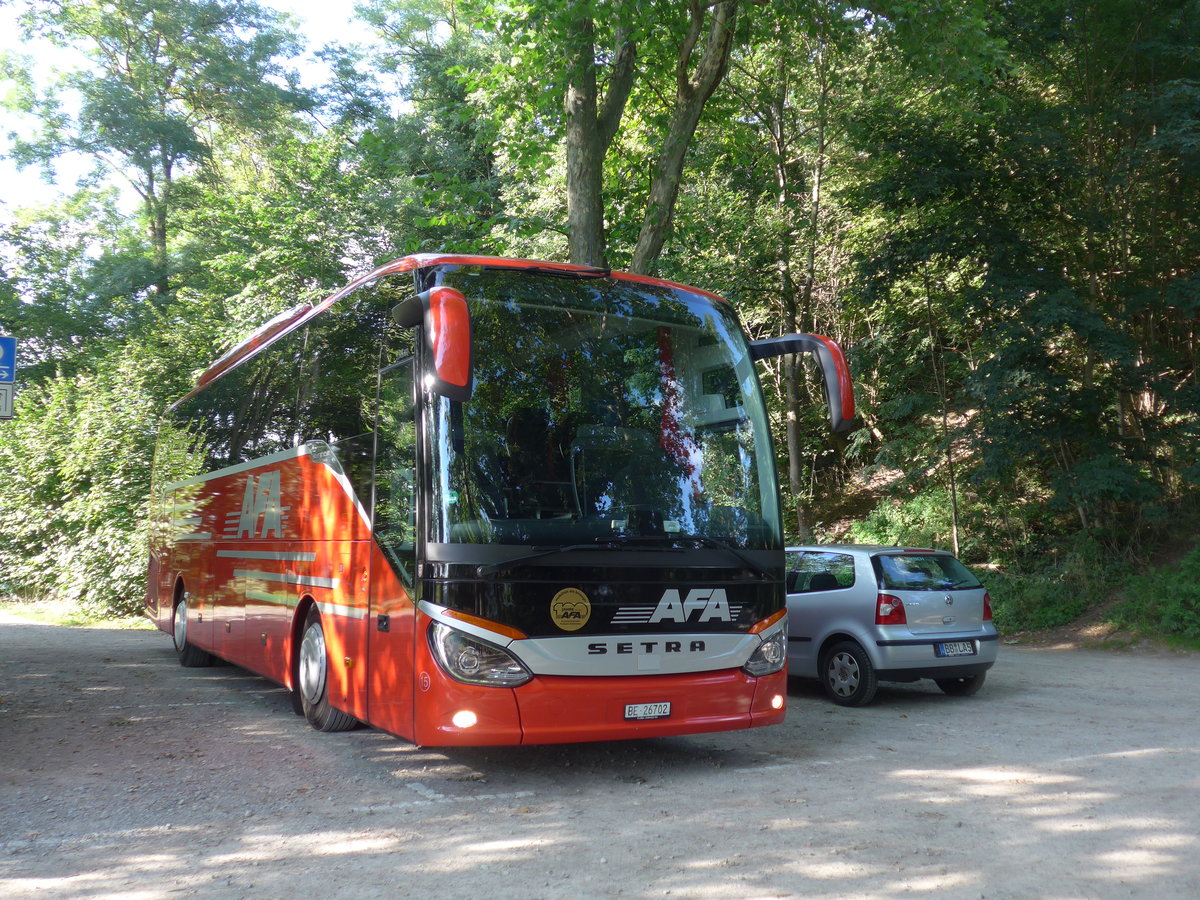 (183'843) - Aus der Schweiz: AFA Adelboden - Nr. 15/BE 26'702 - Setra am 22. August 2017 in Herrenberg, Schlossberg