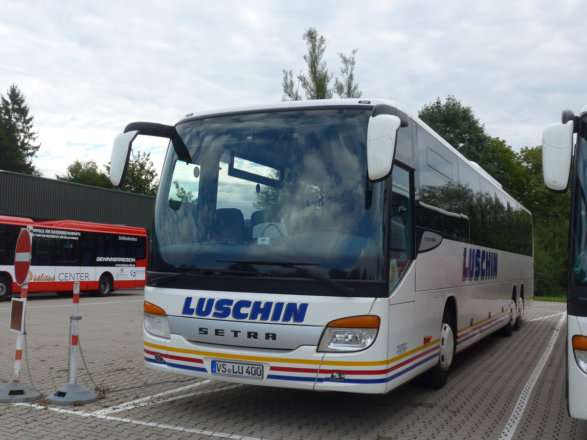 (183'881) - Luschin, Bad Drrheim - VS-LU 400 - Setra am 23. August 2017 in Bad Drrheim, Garage