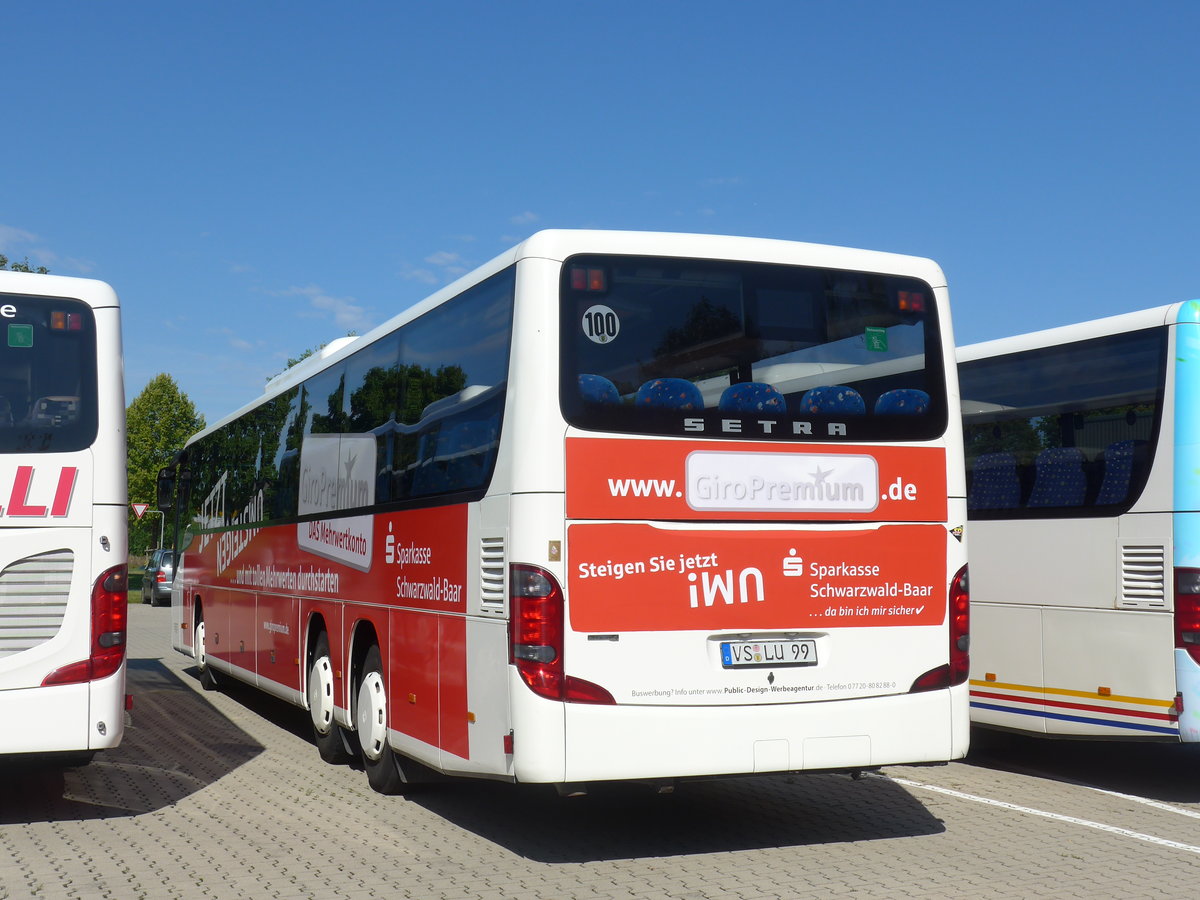 (183'897) - Luschin, Bad Drrheim - VS-LU 99 - Setra am 23. August 2017 in Bad Drrheim, Garage