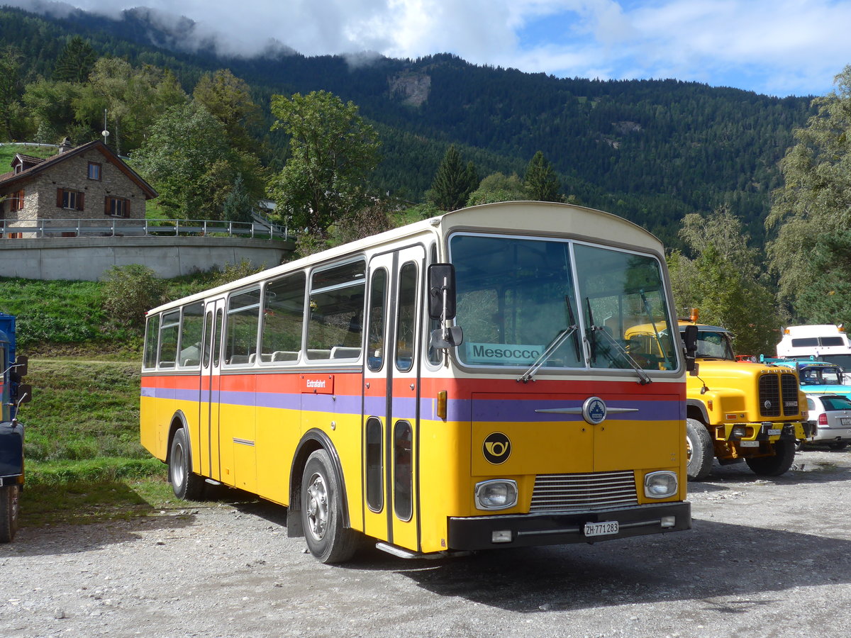 (184'986) - Rothmayr, Wermatswil - ZH 771'283 - Saurer/Tscher am 16. September 2017 in Cazis, Bndner Arena
