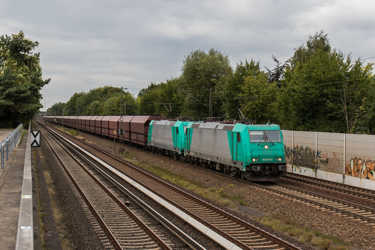 185 616 und 185 615 nochmals am 2. September 2016 erwischt, diesmal in Hamburg-Hausbruch.