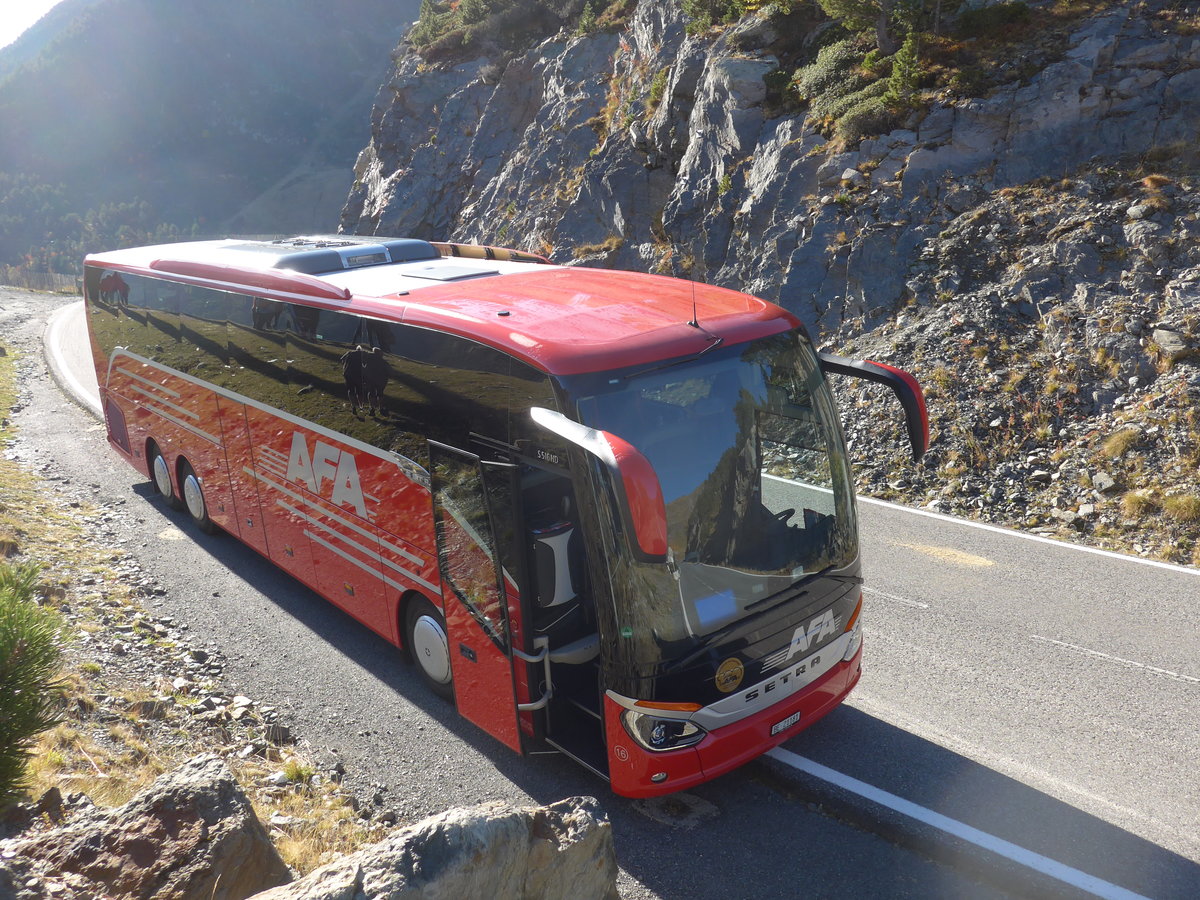 (185'297) - Aus der Schweiz: AFA Adelboden - Nr. 16/BE 21'181 - Setra am 27. September 2017 bei Arcals