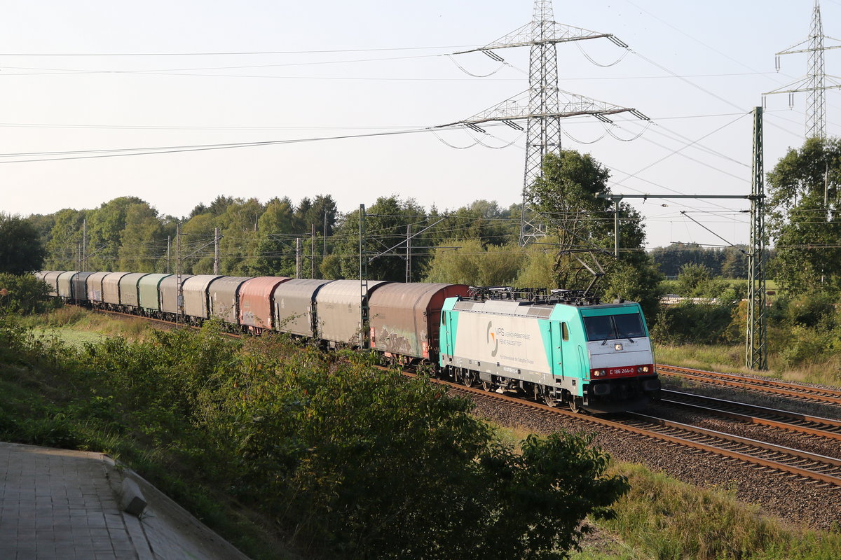 186 224 der  Verkehrsbetriebe Peine-Salzgitter  am 31. August 2019 bei Langwedel.