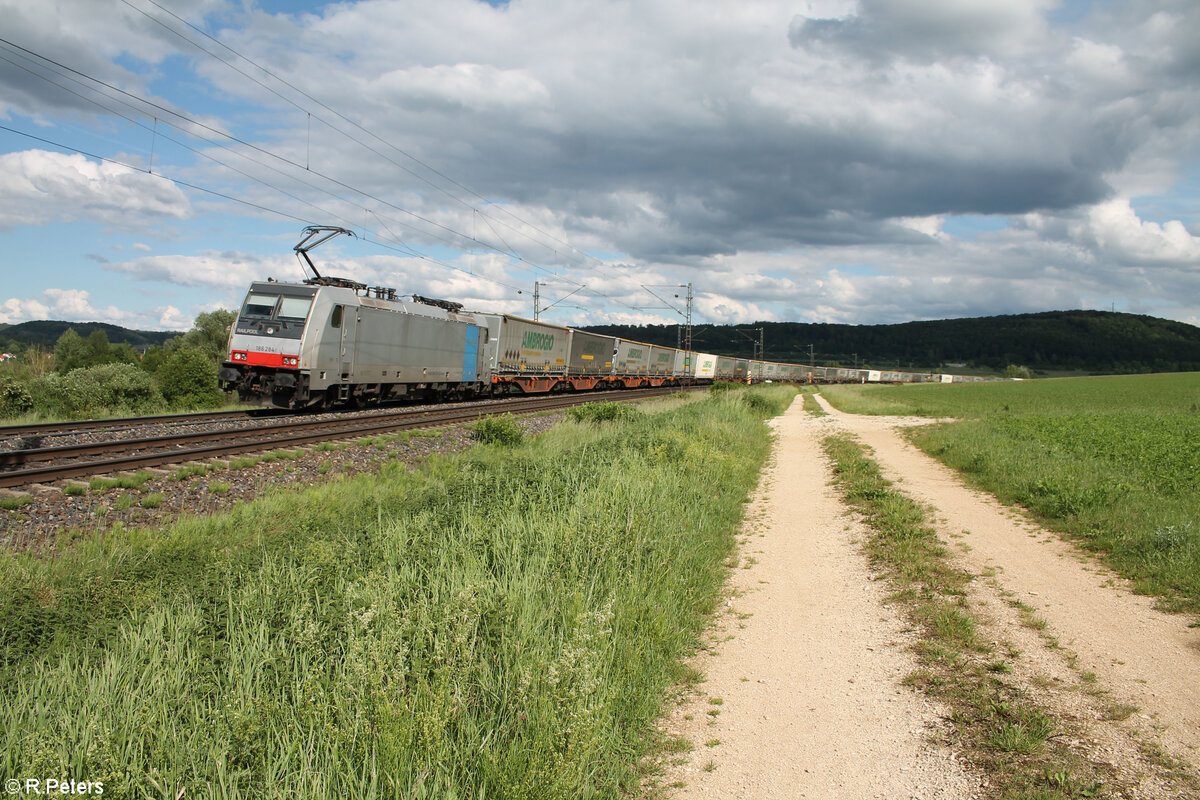 186 284 hat Treuchtlingen mit dem Wechselpritschen Ambrogio verlassen. 28.05.24