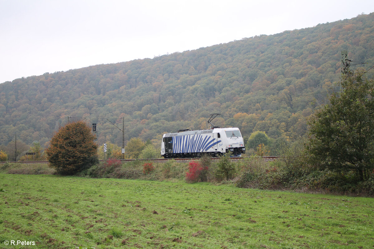 186 661-6 Lz bei Wernfeld in Richtung Süden. 20.10.24
