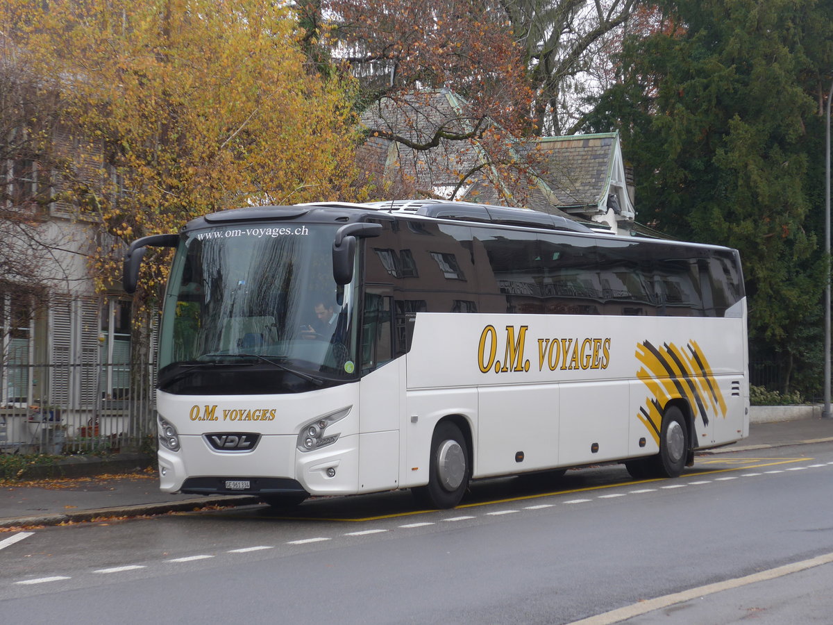 (186'550) - O.M. Voyages, Chtelaine - GE 961'334 - VDL am 19. November 2017 in Bern, Helvetiaplatz