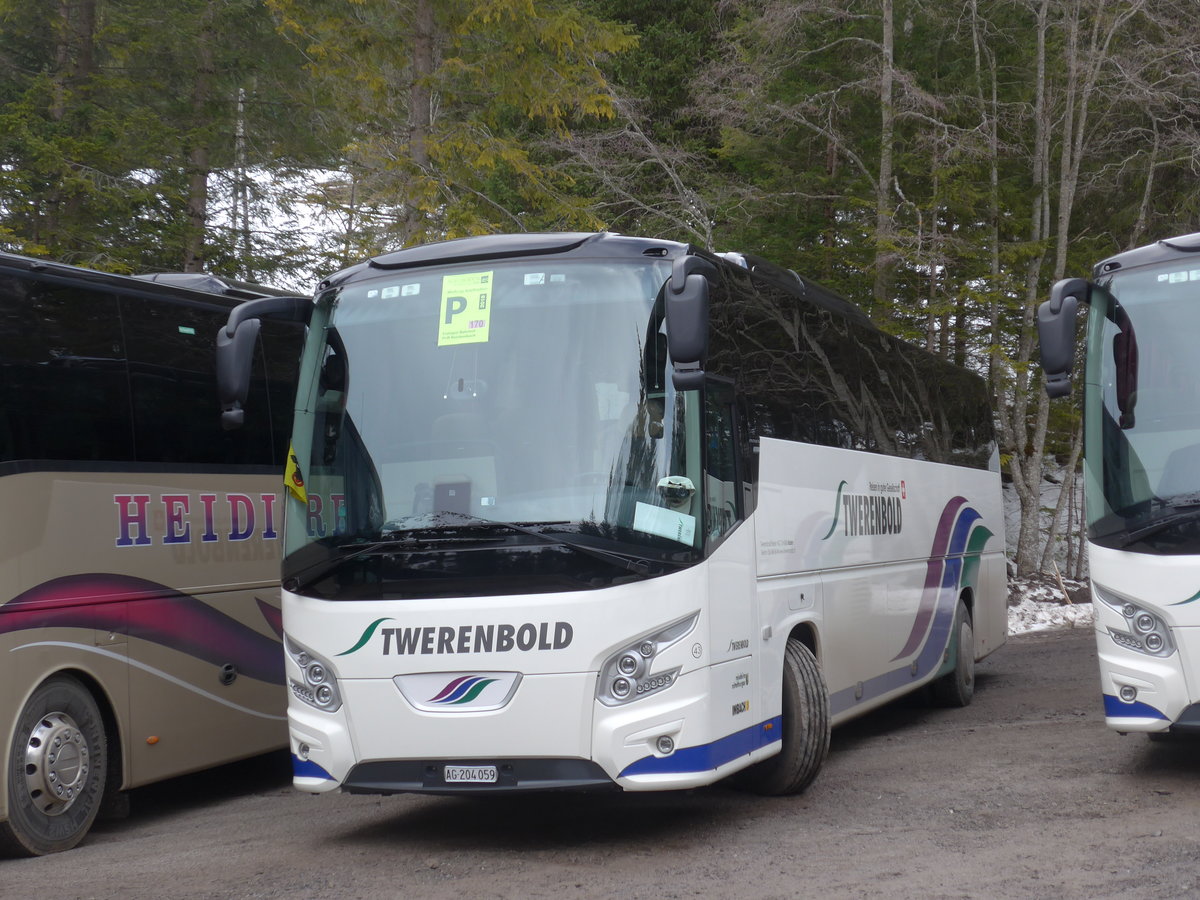 (187'826) - Twerenbold, Baden - Nr. 43/AG 204'059 - VDL am 7. Januar 2018 in Adelboden, Unter dem Birg