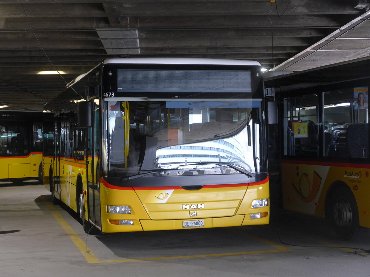 (189'461) - Steiner, Ortschwaben - Nr. 1/BE 26'800 - MAN am 17. Mrz 2018 in Bern, Postautostation