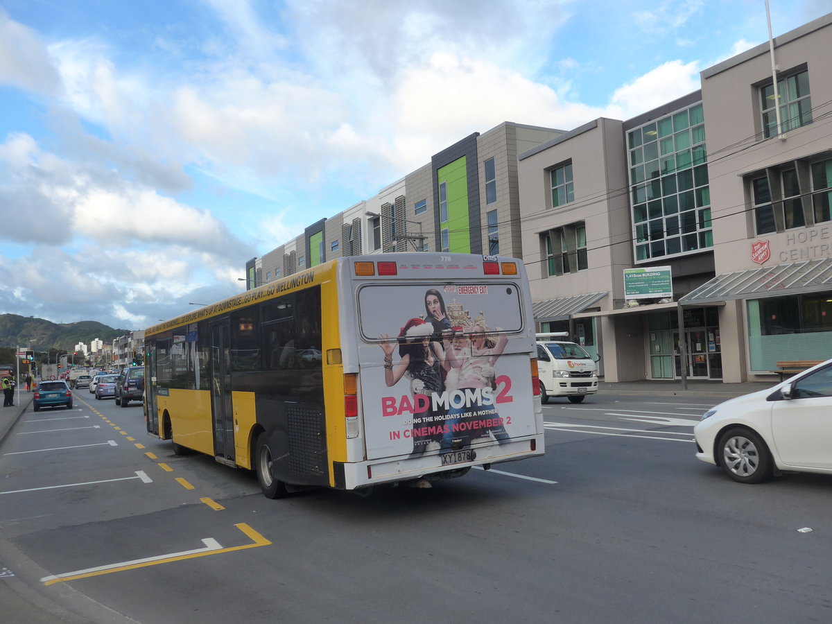 (191'567) - GO Wellington - Nr. 779/XY1878 - MAN/Designline am 27. April 2018 in Wellington, Spital