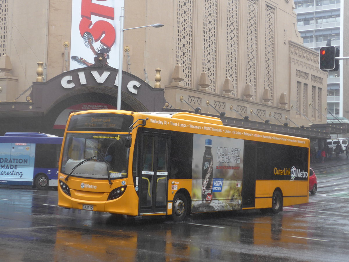 (192'069) - AT Metro, Auckland - Nr. 4024/GAJ412 - Alexander Dennis/KiwiBus am 30. April 2018 in Auckland