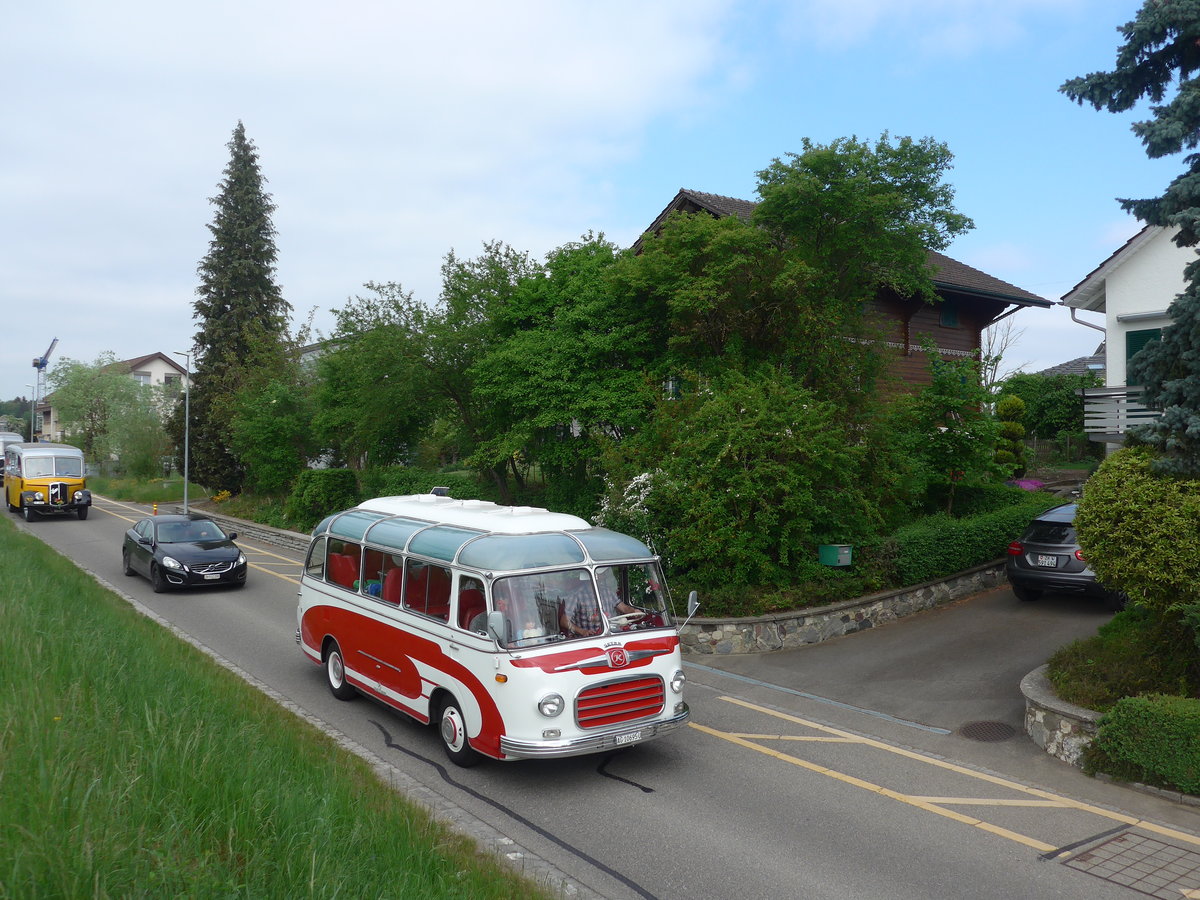 (192'450) - Oehninger, Seon - AG 10'695 U - Setra am 5. Mai 2018 in Attikon, Bahnstrasse